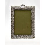 An Edwardian silver mounted large frame by Henry Matthews