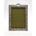 An Edwardian silver mounted large frame by Henry Matthews, Chester 1904