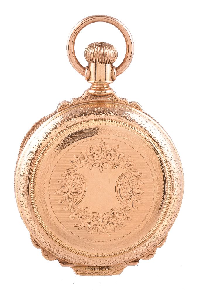 Rockford Watch Co., Gold plated full hunter keyless wind pocket watch - Image 2 of 4