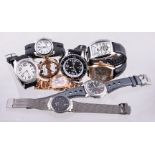 A collection of wristwatches