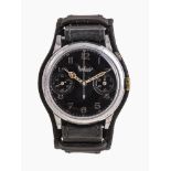 Hanhart,Base metal, Mono-pusher chronograph