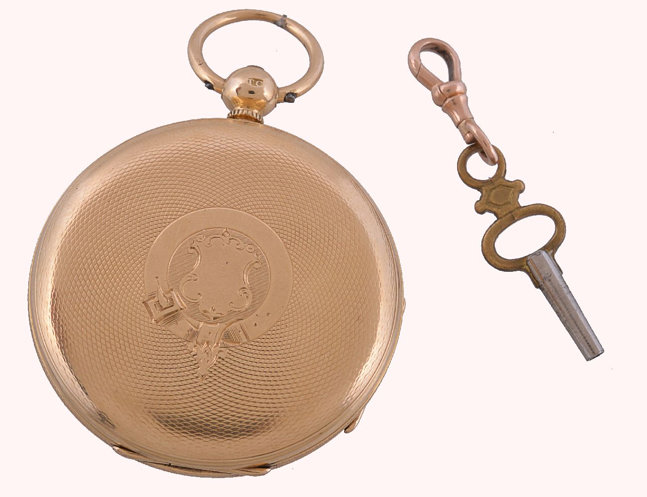 Unsigned,18 carat gold open face pocket watch - Image 2 of 4