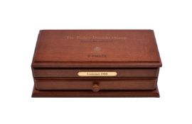 Parker, Duofold Orange, a wood presentation box