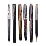 Parker, a collection of pens