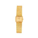 Patek Philippe, ref. 3322, an 18 carat gold bracelet watch