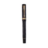 Parker, Duofold Greenwich, a limited edition black roller ball pen
