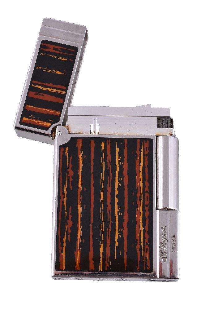 S. T. Dupont, a silver plated and lacque de chine lighter - Image 2 of 2
