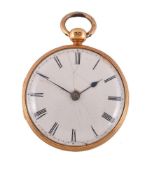 Barraud, London,18 carat gold pocket watch