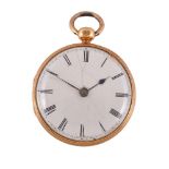 Barraud, London,18 carat gold pocket watch