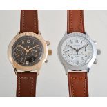 Poljot,Chrome plated base metal chronograph wrist watch