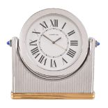 Cartier, Must de Cartier, Bi-colour desk clock