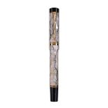 Parker, Duofold, a pearl marbled fountain pen