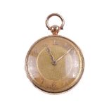 Barwise,18 carat gold open face pocket watch