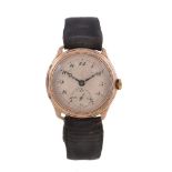 Tavannes Watch Co., a 9 carat gold wristwatch