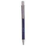 Cartier, a blue ball point pen