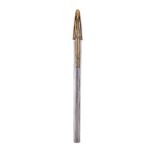 Bic, a silver coloured and gilt ball point pen