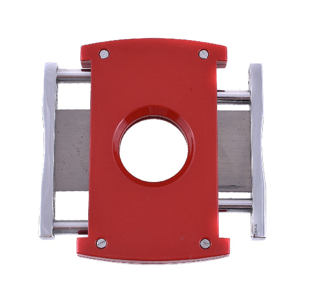 S. T. Dupont, Maxijet, a red lacquer cigar cutter - Image 2 of 3