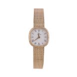 Omega,Lady's 9 carat gold bracelet watch