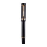 Parker, Duofold, a black fountain pen