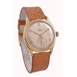 Omega,Gold coloured wrist watch