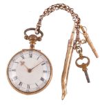 William Dutton, Gold coloured open face pocket watch