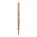 Tiffany & Co., a gold coloured propelling pencil