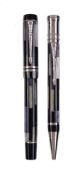 Parker, Duofold Mosaic, a fountain pen and ball point pen