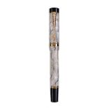 Parker, Duofold, a pearl marbled fountain pen