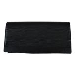 Louis Vuitton, Honfleur, a black Epi leather clutch bag
