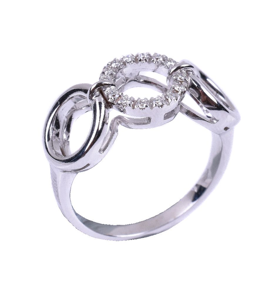 A diamond dress ring