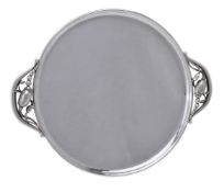 Georg Jensen, a Danish silver Blossom pattern circular tray