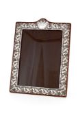 An Edwardian silver large photograph frame by Horton & Allday