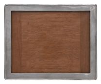 A silver rectangular photograph frame by A. & J. Zimmerman Ltd