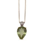 A peridot pendant