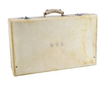 Finnigans, a leather travelling suitcase