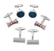 A pair of cufflinks by Dunhill