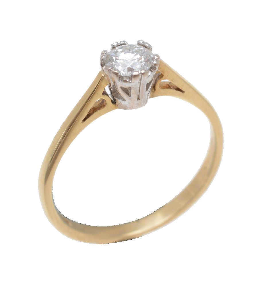 A single stone diamond ring