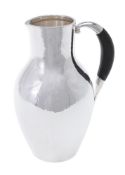 ϒ Georg Jensen, a Danish silver water jug or pitcher