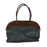 Mulberry, a green and brown leather handbag