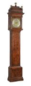 A fine Queen Anne walnut eight-day longcase clock