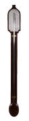 A Scottish George III mahogany mercury stick barometer