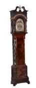 A fine and impressive George II/III mahogany eight-day longcase clock with fly-back perpetual annual