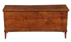 A cedar plank coffer