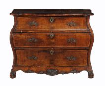 A Louis XV walnut commode