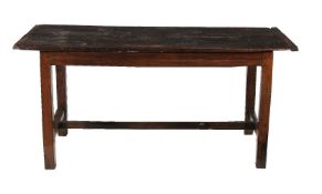 An oak refectory table