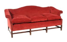 A mahogany sofa in George III style