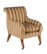 A Regency upholstered armchair