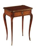 ϒ A French Kingwood and marquetry table à écrire