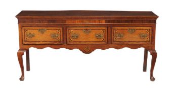 A George III oak dresser base