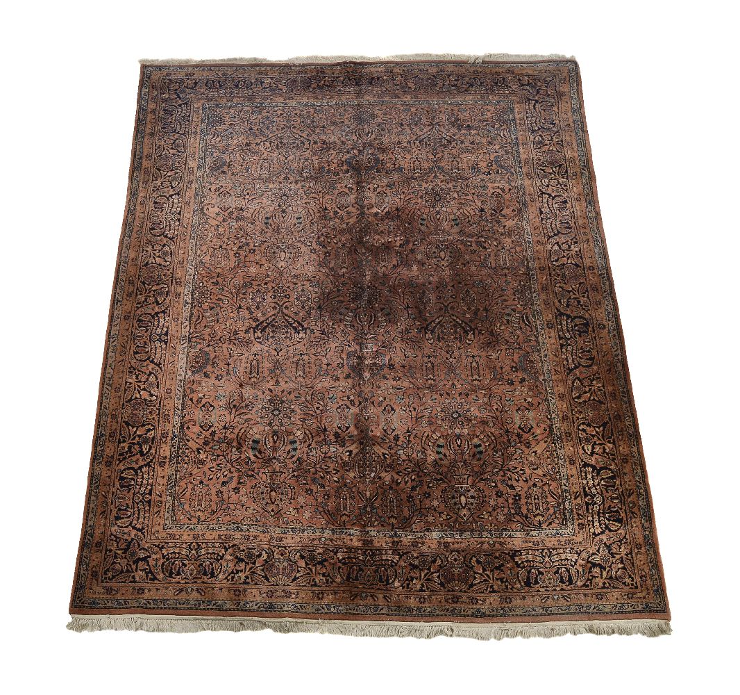 A Indian Sarouk carpet